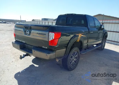 2016 Nissan Titan Xd Platinum Reserve Diesel z USA, uszkodzony, nr VIN 1N6BA1F41GN513872